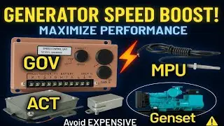 Diesel Generator Speed Control System | How Governor, MPU, and Actuator Work in engine 