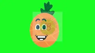 Animated Pineapple Green Screen | Bloxx Green Screen