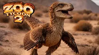 Building Velociraptor habitat in Zoo Tycoon 2!