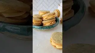 Honey & Mint Sandwich Cookies #shorts #tog #cookies