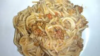 Spagetti recept, ahogyan én csinálom.