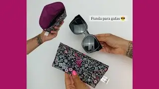 Cómo hacer una funda para gafas 😎 #coserfacil #diy #tutorial