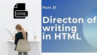 Direction of writing in HTML 