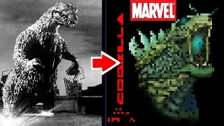 🎨🐲 Drawing Godzilla Minus One in Epic Comic Book Style! | Dynamic Art Timelapse 🚀✏️