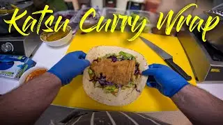 Chicken Katsu Curry Wraps 👌😊👍