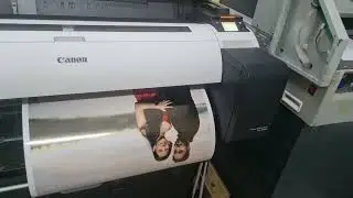 Glossy photo paper printing on Canon TM-5300