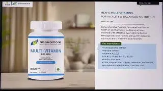 || NATURAMORE || MULTI - VITAMIN FOR MEN|| NETSURF DIRECT ||