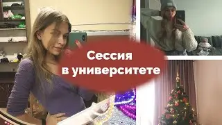 зачетная неделя в универе, итоговые работы, общага и предновогодняя суета