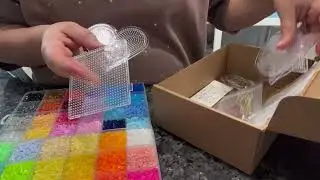 Review & Demo - fuse beads kit with LOTS of little beads!