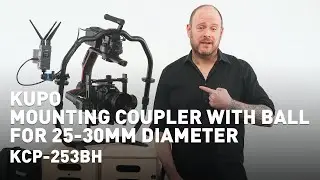 KUPO Mounting Coupler With Ball For 25-30mm Diameter (KCP-253BH)