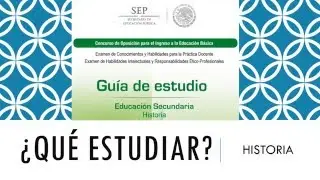 GUÍA DE ESTUDIO  EXAMEN DE OPOSICIÓN SECUNDARIA HISTORIA