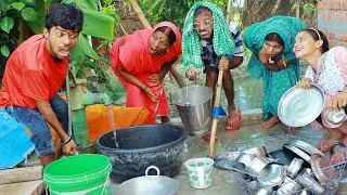 #झिंगना के पानी वाला मशीन के टूटल कपटी! चिरकुटवा के जर गाइल दाल #new comedy Chirkut Baba #2023
