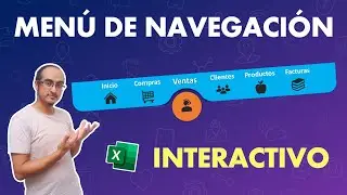 Como crear menú de navegación interactivo en Excel (Sin Macros)