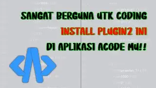 cara menggunakan acode code editor android