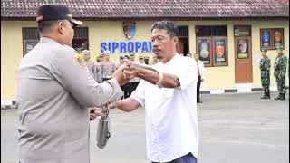 penyerahan knalpot dari masyarakat