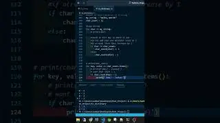 How to get each character count in a string || Char Count || dictionary in python || loop dictionary