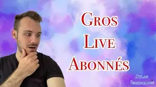 ME REVOILA EN LIVE ! J'AI DE GROSSE ANNONCE A VOUS FAIRE +FORTNITE