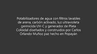 potabilizador de agua compaz