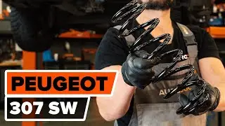 How to change rear springs on PEUGEOT 307 (3H) [TUTORIAL AUTODOC]