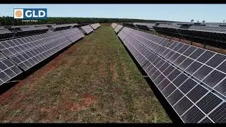 Usina solar - registro de trabalho da GLD Energia