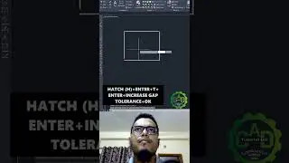 Hatch Boundary GapBoundary Gap #autocad #civilengineering #cadsoftware #viral #tutorial
