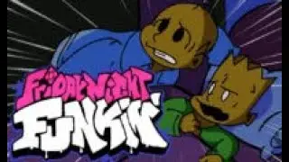 FNF Boogie Man Homer vs Bart Mod and My Game Over Screen