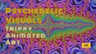 Relaxing Psychedelic Visuals: Trippy 4K Animated Art by AI