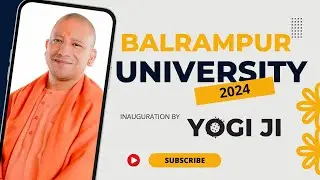 YOGI JI NE KIYA BALAMPUR UNIVERSITY KA INAUGURATION 🙂