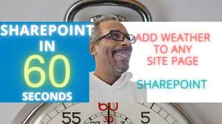 SharePoint: How To Add Weather Widget To A Site Page