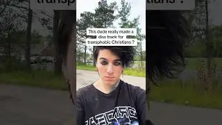 This dude made a DISS track for transphobic Christians?🫢🏳️‍⚧️ 