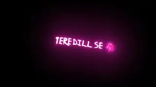 Tere Dill Se Nata hai 🥀💖 Black Screen Status ✨ WhatsApp New Status in Black Screen 💫🖤 2022