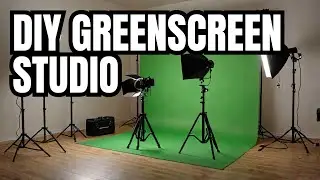 I Built a GREENSCREEN Studio at Home for CHEAP!