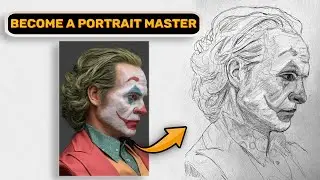 The only portrait drawing practice you need . Joker 2