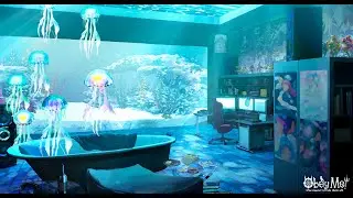 Leviathan's Room Ambience - Obey Me! [ASMR]