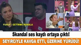 Skandal ses kaydı ortaya çıktı! Yusuf seyirciyle kavga etti! Esra Ezmeci araya girdi!