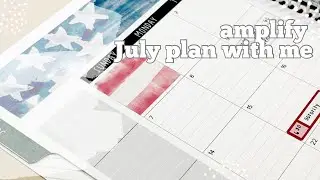 July monthly planning | Amplify planner