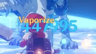 Genshin Impact - Mona Ulti VS Lvl 92 Wolf (No buffs)