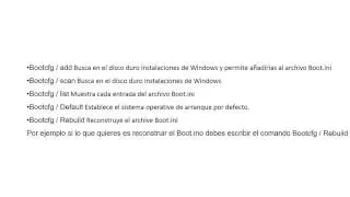 Repara el archivo Boot.ini defectuoso