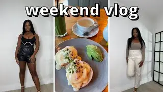 solo breakfast date, night out, going out for dinner | weekend vlog