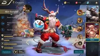 Ormarr Santa skin! Arena of Valor