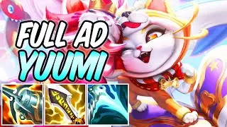 FULL AD YUUMI MID ON-HIT FULL CRIT | SHIBA YUUMI GAMEPLAY | Build & Runes | League of Legends | S13