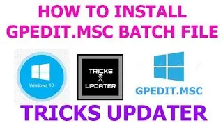 (Solved) How to fix Group Policy Editor (gpedit.msc) in Windows 10