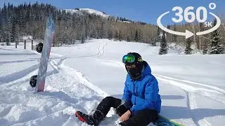 Неторопливый спуск с Алтайских гор - Панорамное VR видео в формате 360° в 5К качестве