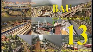 Bau 13 einer  Modelleisenbahn H0