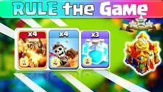 NEW! TH16 Attack Strategy ft SUPER DRAGON + CLONE SPELL - War Gameplay 129