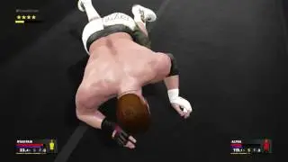 WWE 2K17 Ryan Pain vs. Alpha Gameplay