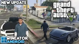 GTA V on Android Winlator 8.0 (Revision 1) Gameplay Test Snapdragon 8s Gen 3 Settings Offline