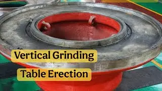 Vertical Grinding Table Erection..#powerplant #construction #ntpc #bhel #coalindia #yt #shortsviral