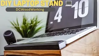 DIY ergonomic laptop stand