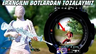 ERANGILNI BOTLARDAN TOZALAYMIZ 1VS4 (PUBG MOBILE)